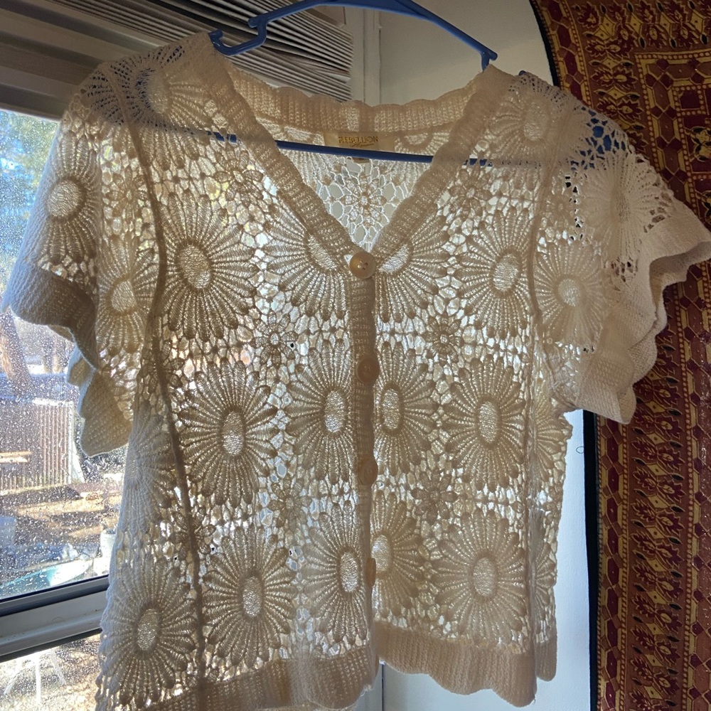 Crochet Lace Cardigan